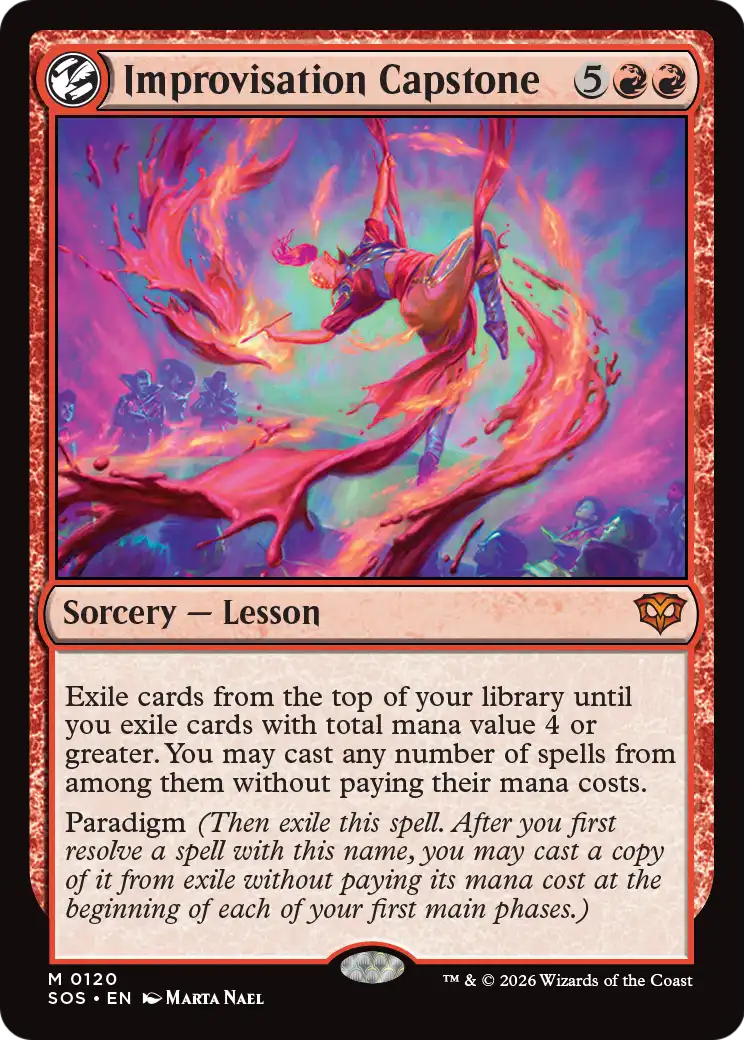 Improvisation Capstone – Secrets of Strixhaven 120 – Magic: The Gathering single card Immagine principale del prodotto