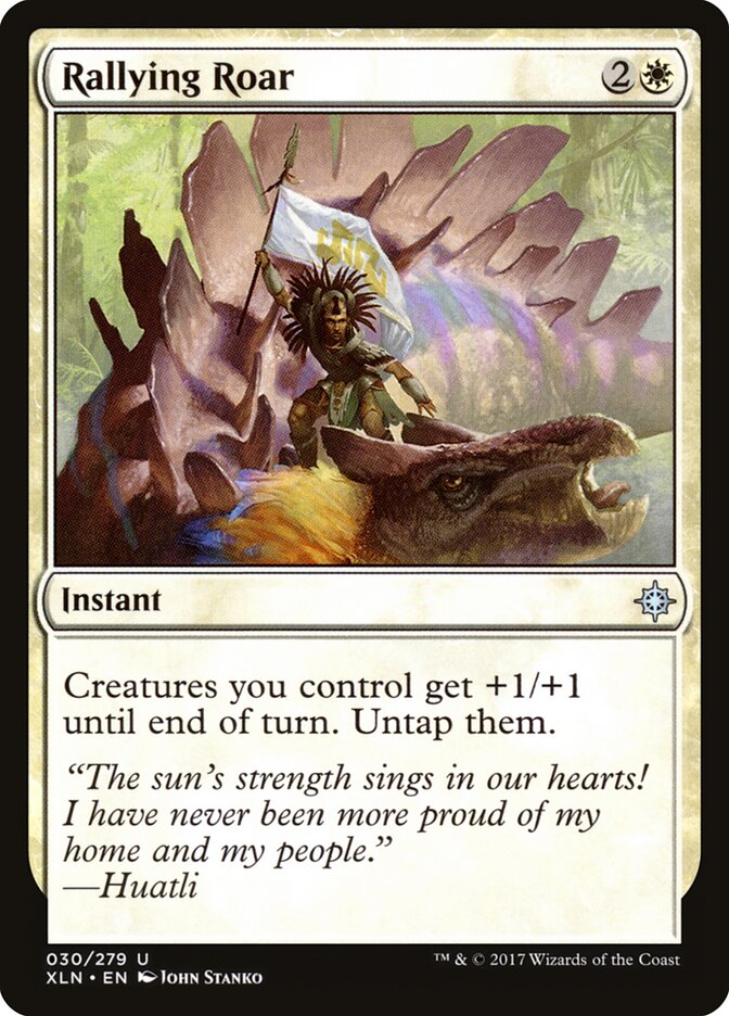 Rallying Roar - Ixalan (Uncommon) [XLN-30]