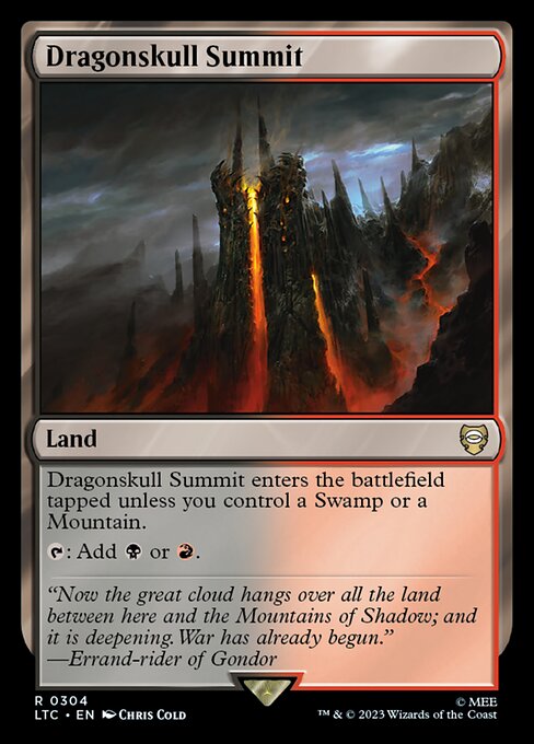 Dragonskull Summit – Tales of Middle-earth Commander (LTC-304) Magic: The Gathering card | LC-REM-20260804-15395463692620-d0581897-7bdb-465e-ab52-9e656b9a5607 Imagen principal del producto