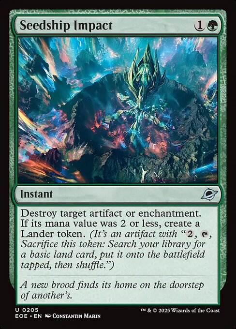 Seedship Impact – Edge of Eternities (EOE-205) Magic: The Gathering card | LC-REM-20260804-15523470410060-d060d95f-f33a-4fc0-b002-c394d4cd82ce