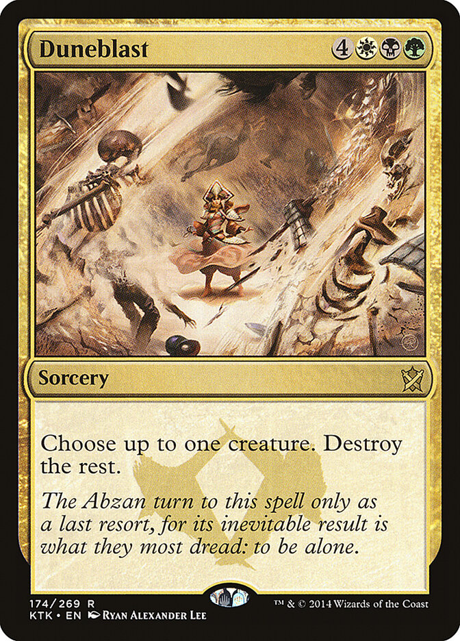 Duneblast - Khans of Tarkir (Rare) [KTK-174]