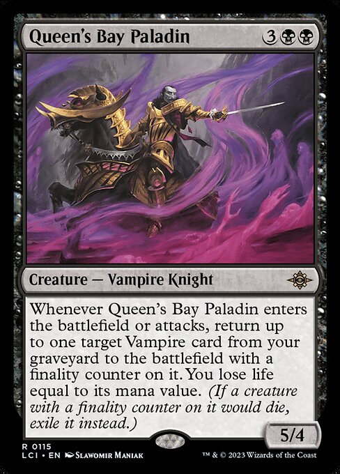 Queen's Bay Paladin – The Lost Caverns of Ixalan (LCI-115) Magic: The Gathering card