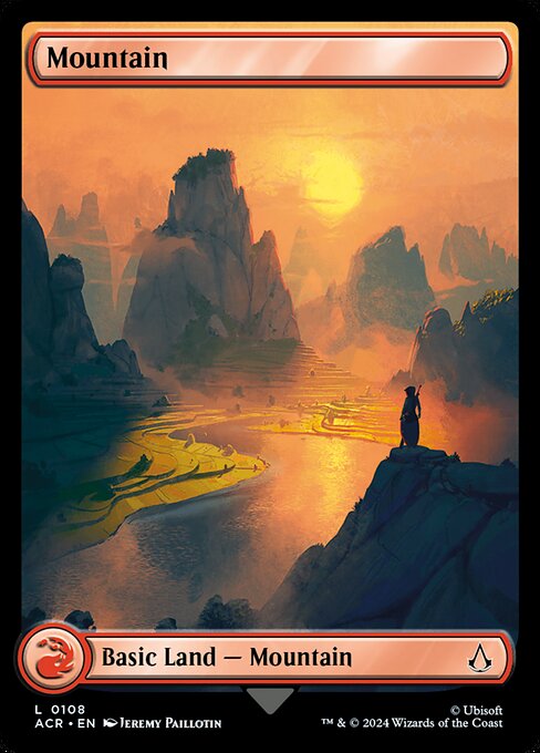 Mountain – Universes Beyond: Assassin's Creed (ACR-108) Magic: The Gathering card