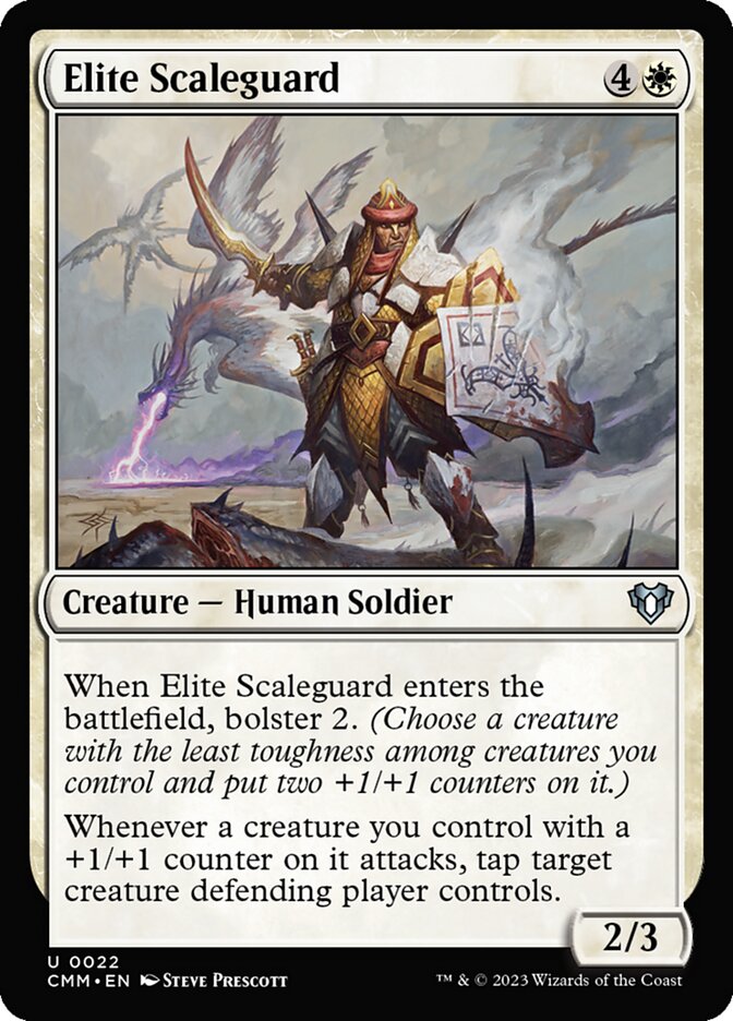 Elite Scaleguard - Commander Masters (Uncommon) [CMM-22] Main image