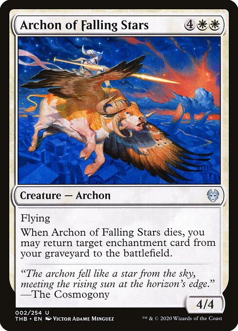 Archon of Falling Stars – Theros Beyond Death (THB-2) Magic: The Gathering card