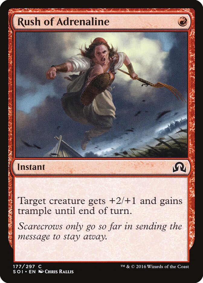 Rush of Adrenaline - Shadows over Innistrad (Common) [SOI-177]