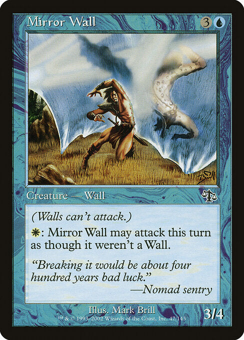Mirror Wall – Judgment (JUD-47) Magic: The Gathering card