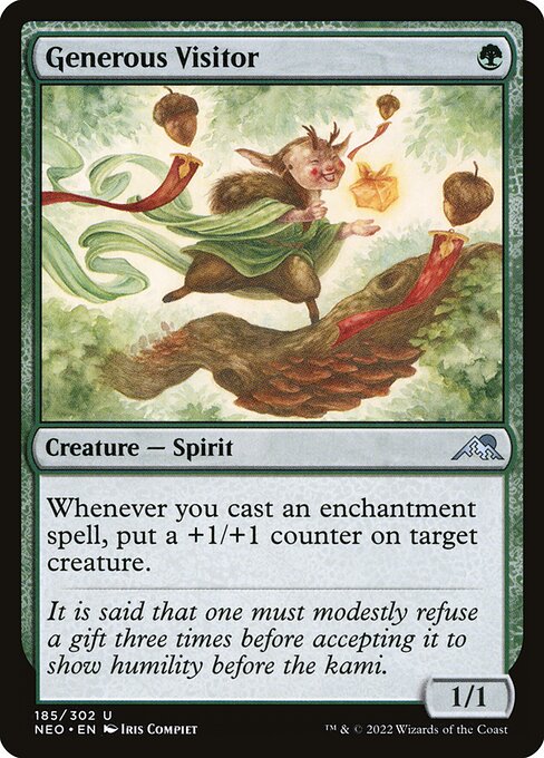 Generous Visitor – Kamigawa: Neon Dynasty (NEO-185) Magic: The Gathering card | LC-REM-20260804-15610416038220-d1066ccd-a932-4d05-98da-11ae4675364e