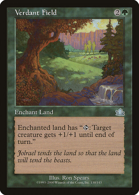 Verdant Field – Prophecy (PCY-130) Magic: The Gathering card | LC-REM-20260804-15526040011084-d123da53-9fd3-492b-beb7-76d1c0f5e4f6
