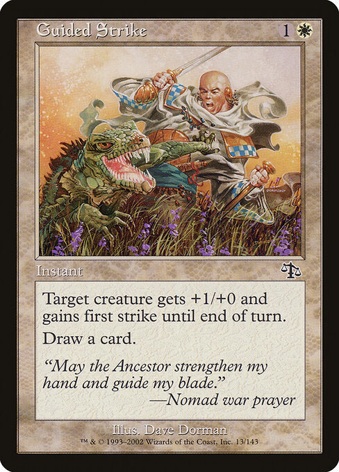 Guided Strike – Judgment (JUD-13) Magic: The Gathering card