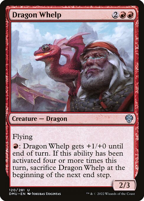 Dragon Whelp – Dominaria United (DMU-120) Magic: The Gathering card