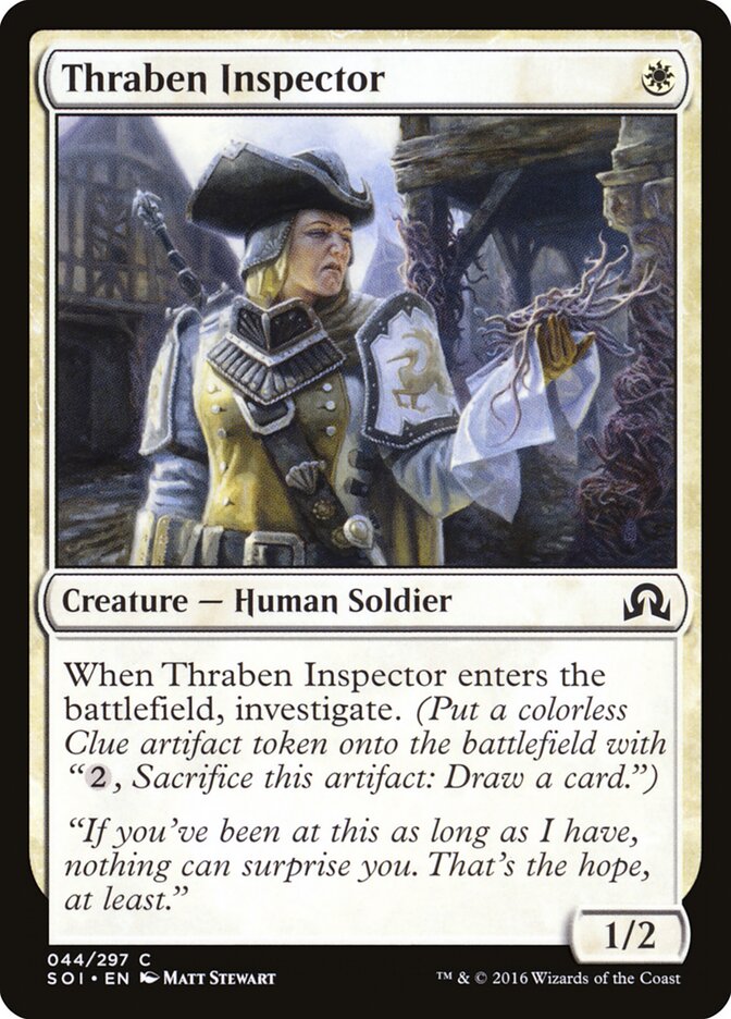 Thraben Inspector - Shadows over Innistrad (Common) [SOI-44]