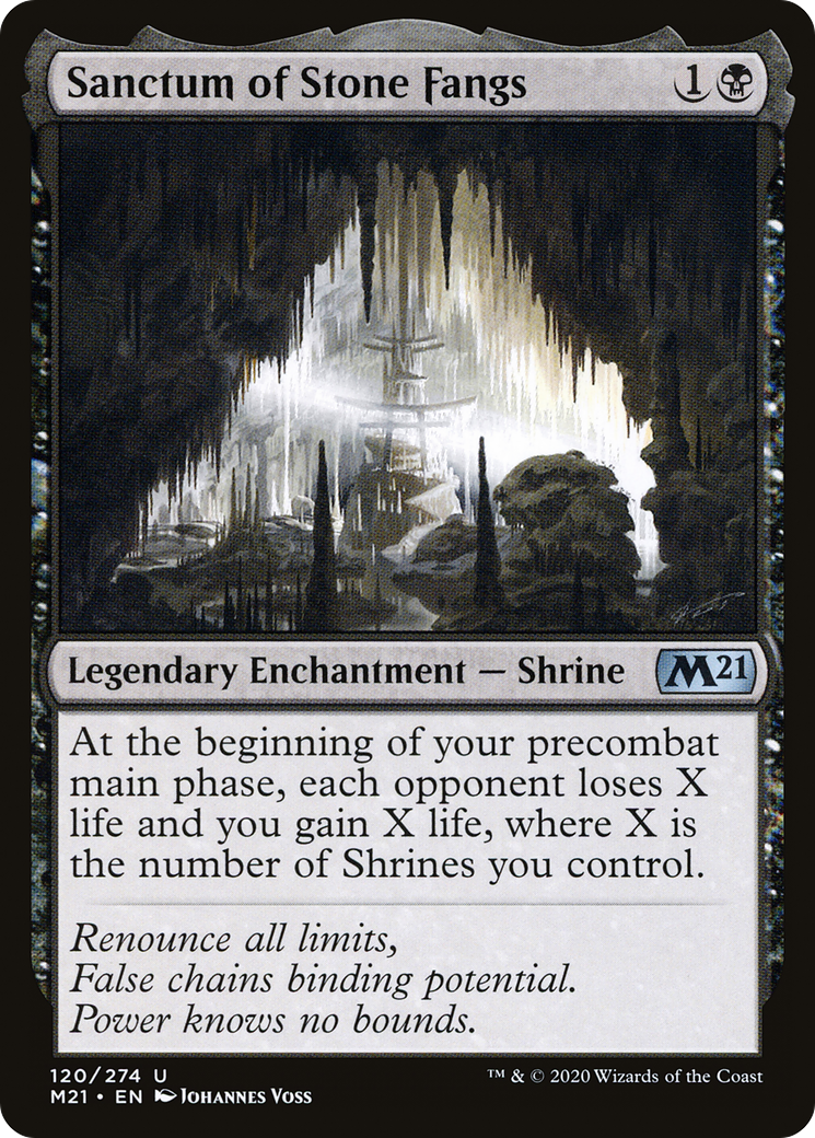 Sanctum of Stone Fangs – Core 2021 120 – Magic: The Gathering single card Main image