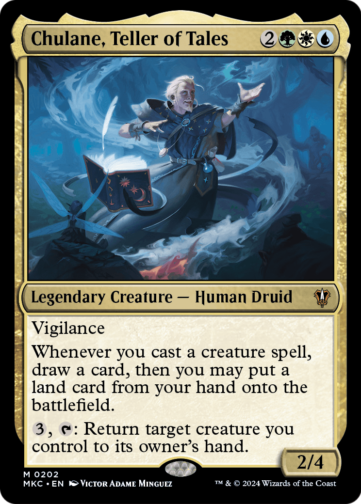 Chulane, Teller of Tales – Commander: Murders at Karlov Manor 202 – Magic: The Gathering single card Hoofdafbeelding