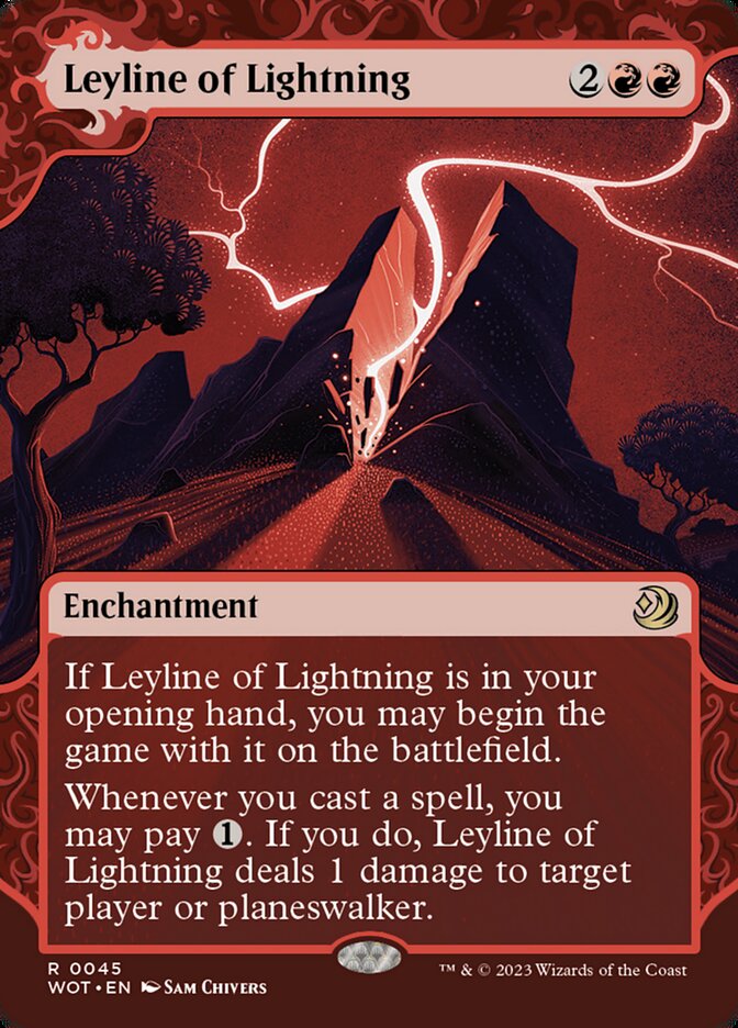 Magic-kaart Leyline of Lightning WOT-45 uit Enchanting Tales (Rare) Image principale du produit