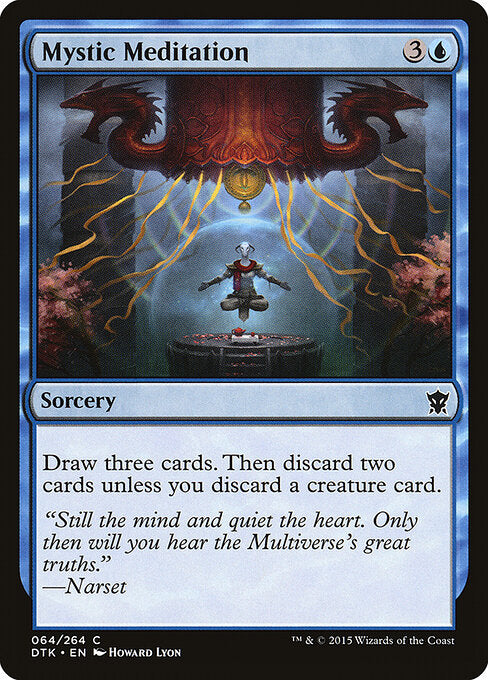 Mystic Meditation – Dragons of Tarkir (DTK-64) Magic: The Gathering card