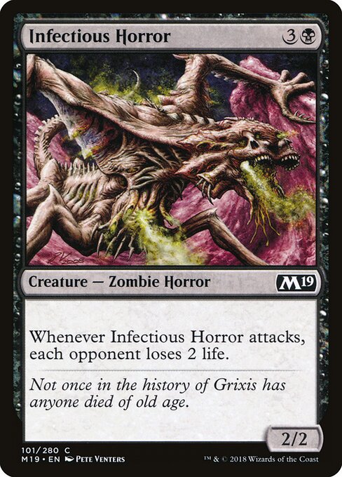 Infectious Horror – Core Set 2019 (M19-101) Magic: The Gathering card | LC-REM-20260804-15150885863756-d17aaa92-10ca-4f70-b45e-5a51e9192efb