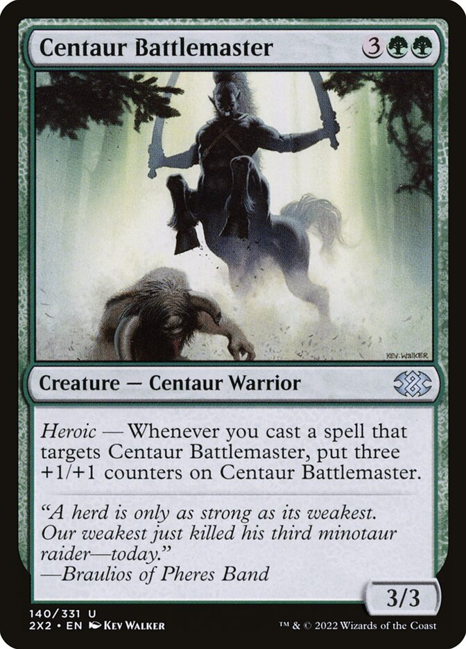 Centaur Battlemaster - Double Masters 2022 (Uncommon) [2X2-140]