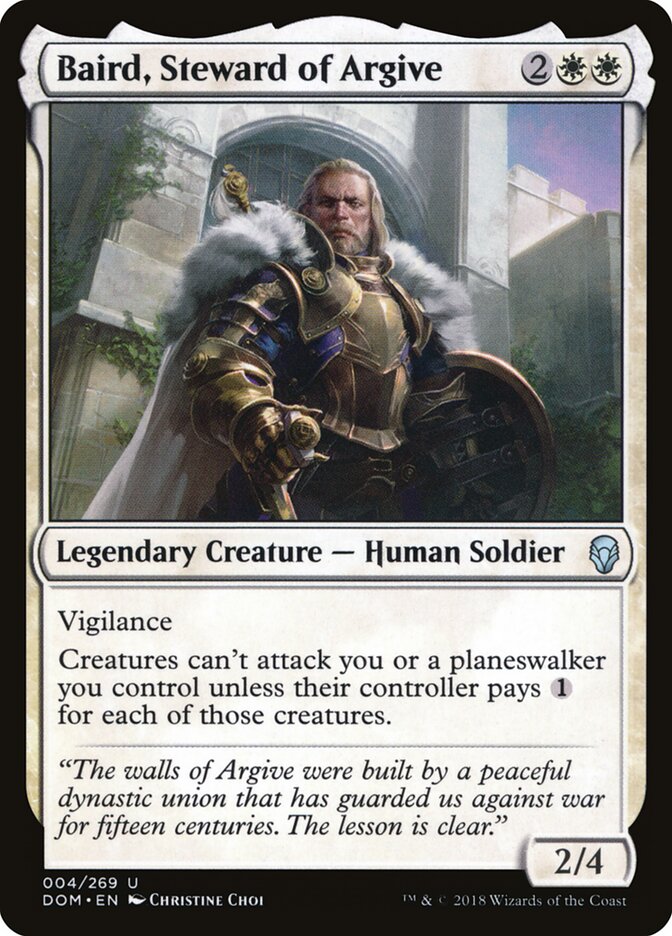 Baird, Steward of Argive - Dominaria (Uncommon) [DOM-4] Imagen principal del producto