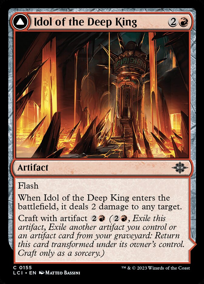 Idol of the Deep King // Sovereign's Macuahuitl - The Lost Caverns of Ixalan (Common) [LCI-155]
