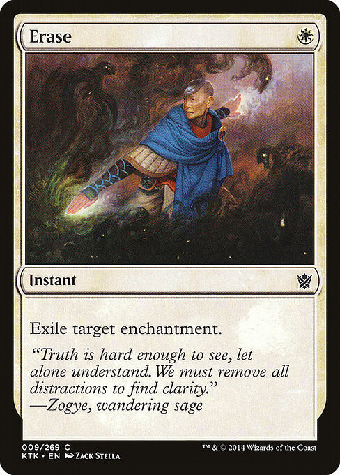 Erase – Khans of Tarkir (KTK-9) Magic: The Gathering card Immagine principale del prodotto