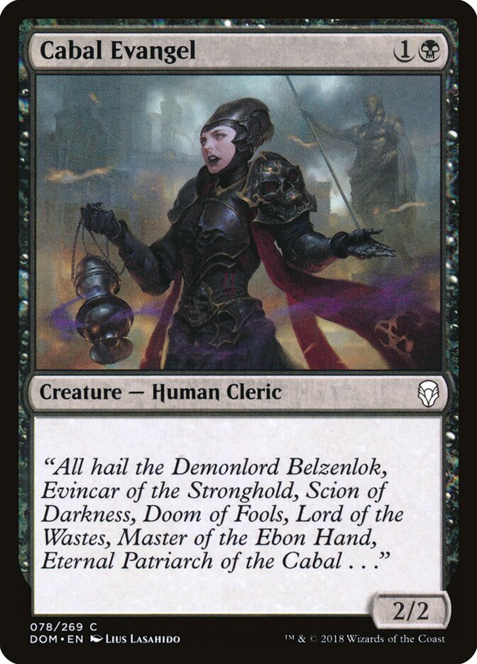 Cabal Evangel - Dominaria (Common) [DOM-78]