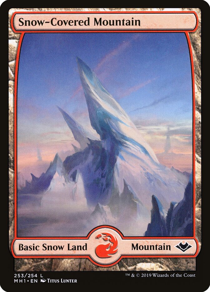 Snow-Covered Mountain - Modern Horizons (Land) [MH1-253] Hauptbild
