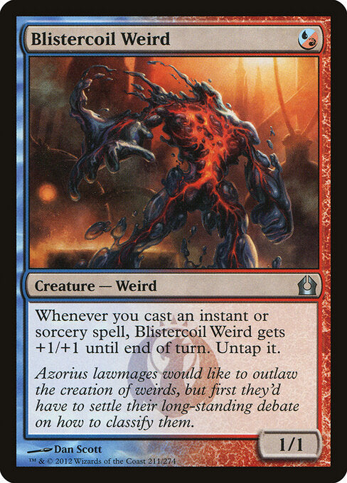 Blistercoil Weird – Return to Ravnica (RTR-211) Magic: The Gathering card | LC-REM-20260804-15909418205516-d2a8e716-ea33-4ae2-9ff8-5e78b0e50459 Image principale du produit