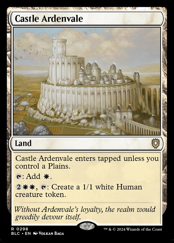 Castle Ardenvale - Commander: Bloomburrow (Rare) [BLC-298] Image principale du produit