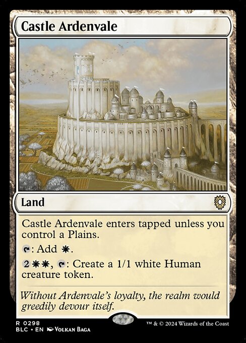 Castle Ardenvale – Commander: Bloomburrow (BLC-298) Magic: The Gathering card