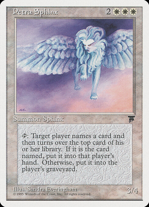 Petra Sphinx – Chronicles (CHR-10) Magic: The Gathering card | LC-REM-20260804-15151505867084-d2b3574a-e294-47b9-a543-5a65358ebcdc