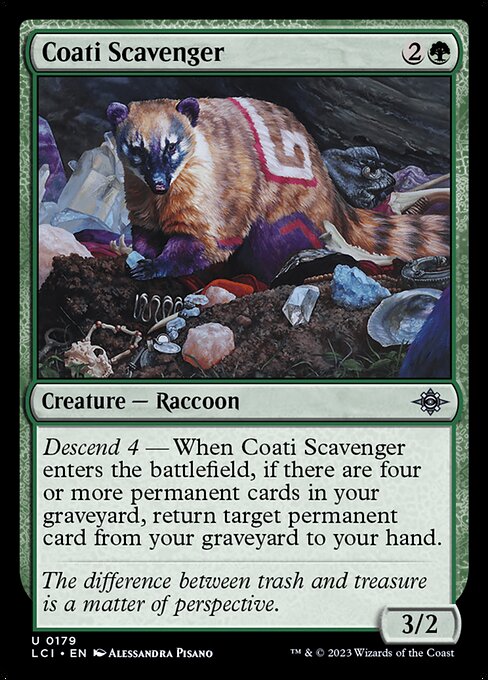 Coati Scavenger – The Lost Caverns of Ixalan (LCI-179) Magic: The Gathering card
