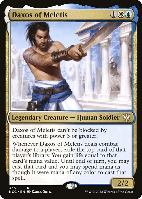 Daxos of Meletis – Commander: Streets of New Capenna (NCC-335) Magic: The Gathering card