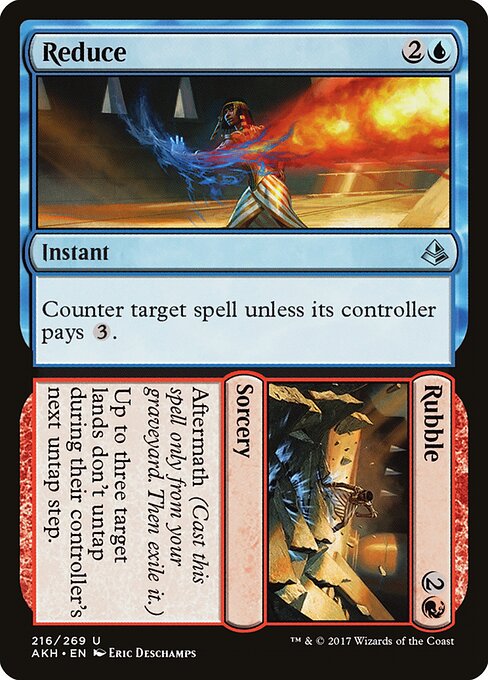 Reduce // Rubble – Amonkhet (AKH-216) Magic: The Gathering card