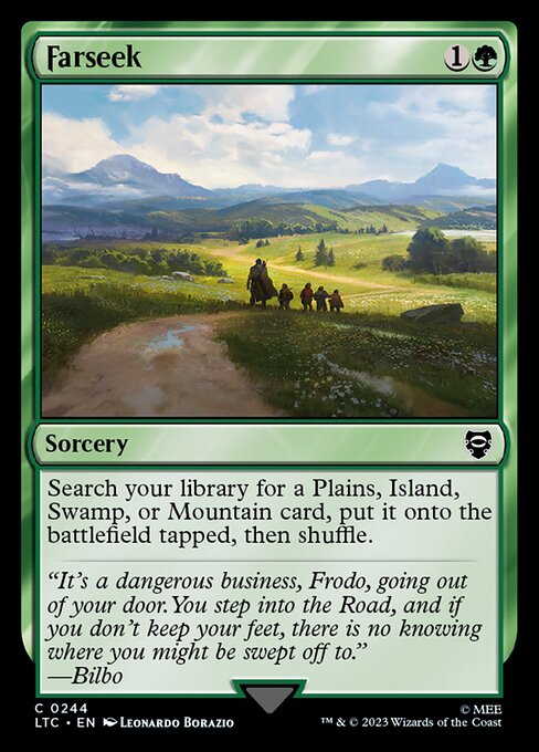 Farseek – Tales of Middle-earth Commander (LTC-244) Magic: The Gathering card | LC-REM-20260804-15395467526476-d2f89cec-358c-41cd-af02-92d873902f06 Immagine principale del prodotto