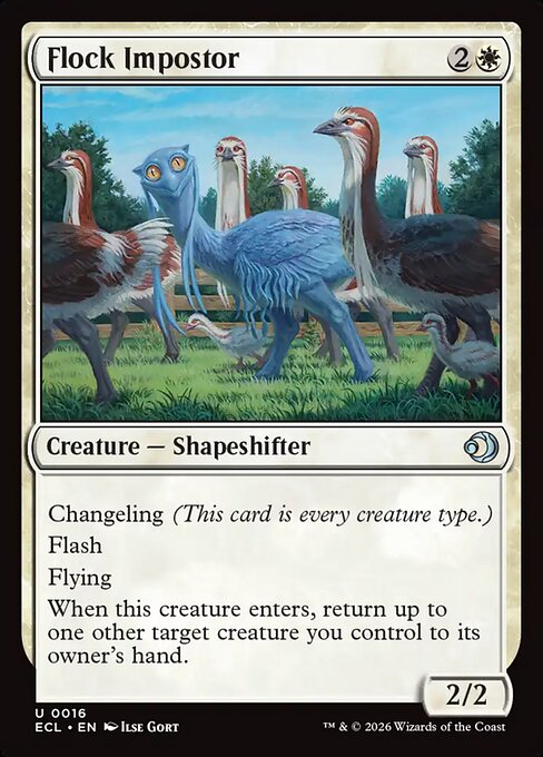 Flock Impostor – Lorwyn Eclipsed (ECL-16) Magic: The Gathering card