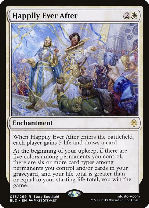 Happily Ever After – Throne of Eldraine (ELD-16) Magic: The Gathering card