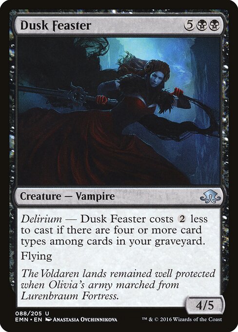 Dusk Feaster – Eldritch Moon (EMN-88) Magic: The Gathering card