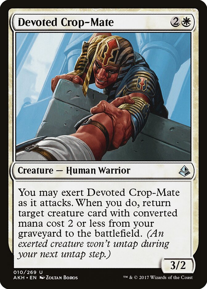 Devoted Crop-Mate - Amonkhet (Uncommon) [AKH-10]