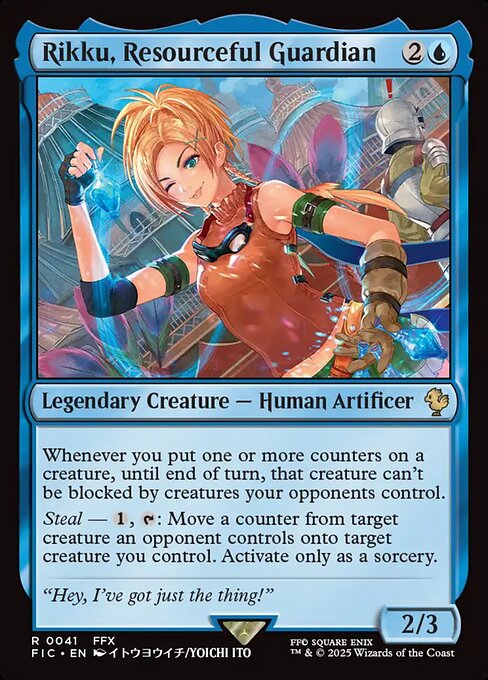 Rikku, Resourceful Guardian – Final Fantasy Commander (FIC-41) Magic: The Gathering card | LC-REM-20260804-15339643240780-d377cc5f-f6eb-4ed0-a358-af22245f3550