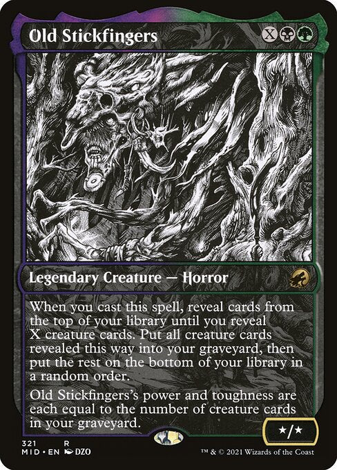 Old Stickfingers – Innistrad: Midnight Hunt (MID-321) Magic: The Gathering card | LC-REM-20260804-15369847472460-d3a0dc21-c202-4cef-9e67-26b9dd24d565