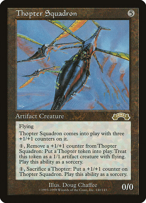 Thopter Squadron – Exodus (EXO-140) Magic: The Gathering card | LC-REM-20260804-15909413486924-d3ac2d30-7c9a-40b3-812e-e77e49229f48