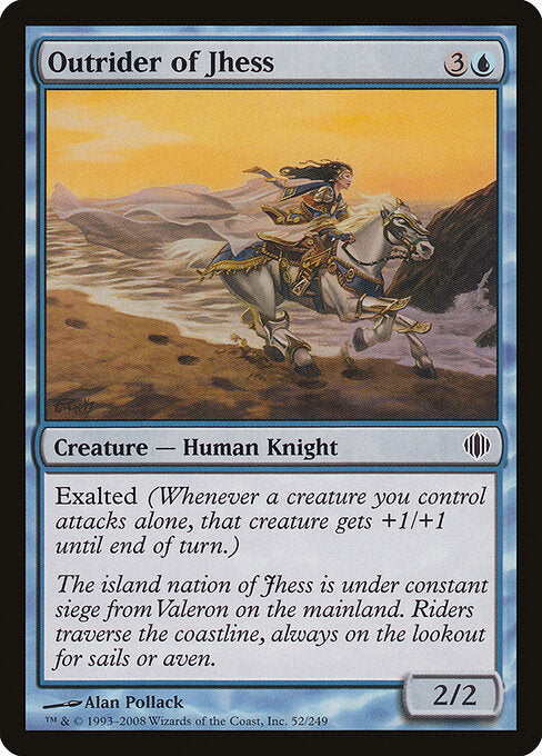 Outrider of Jhess – Shards of Alara (ALA-52) Magic: The Gathering card Immagine principale del prodotto