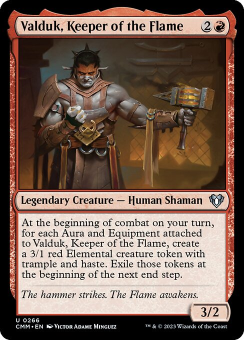 Valduk, Keeper of the Flame – Commander Masters (CMM-266) Magic: The Gathering card | LC-REM-20260804-15376410771788-d3c1bd49-e059-401e-b999-63166f9bc1fe Immagine principale del prodotto