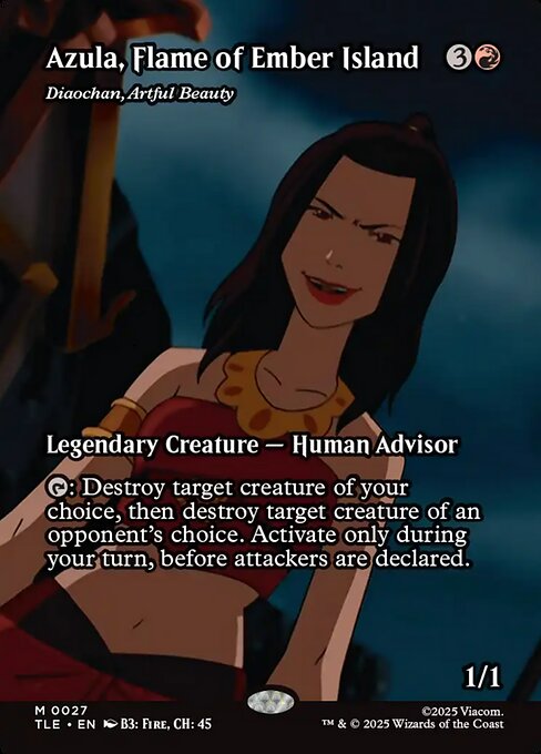 Diaochan, Artful Beauty – Magic: The Gathering | Avatar: The Last Airbender: Eternal (TLE-27) Magic: The Gathering card