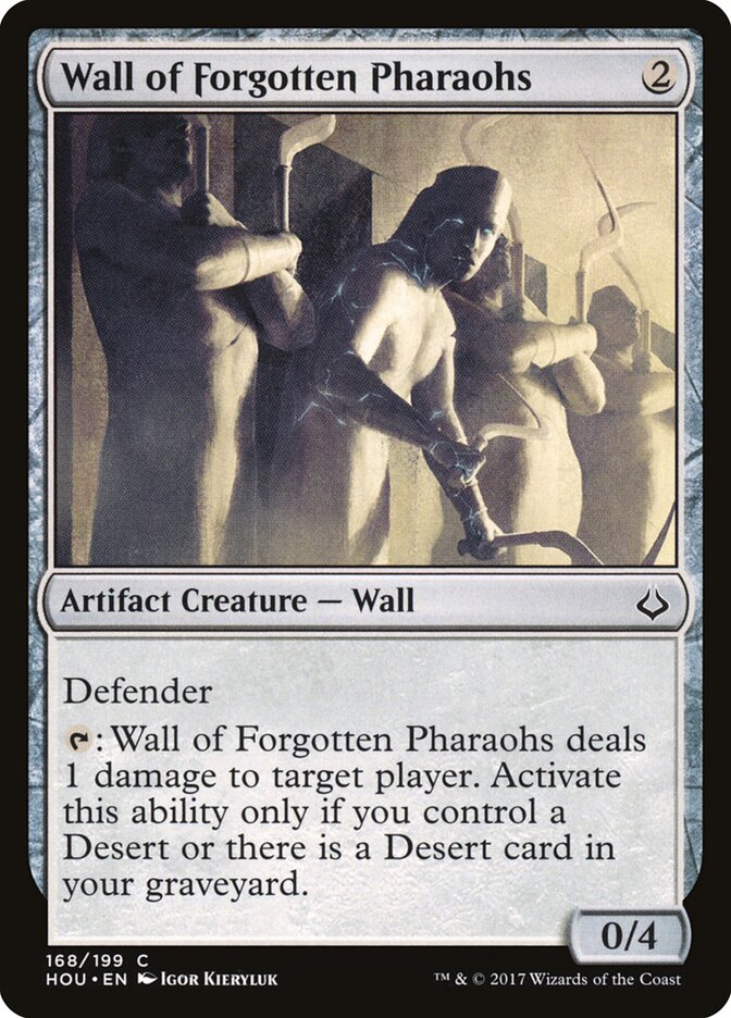 Wall of Forgotten Pharaohs - Hour of Devastation (Common) [HOU-168]
