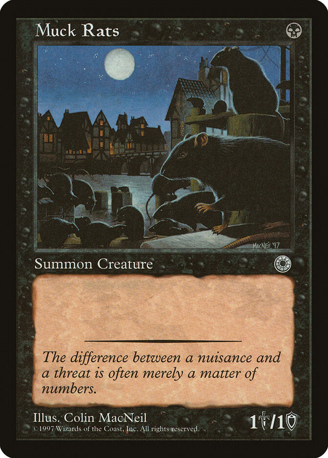 Magic-kaart Muck Rats POR-102 uit Portal (Common)
