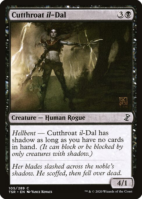 Cutthroat il-Dal – Time Spiral Remastered (TSR-105) Magic: The Gathering card Hauptbild