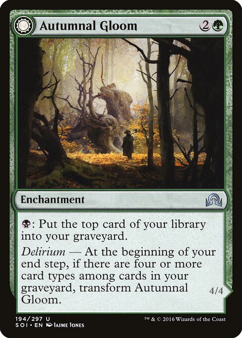 Autumnal Gloom // Ancient of the Equinox – Shadows over Innistrad (SOI-194) Magic: The Gathering card | LC-REM-20260804-15151276851532-d41b07c8-f0c8-4654-bcc2-00c785c8c628