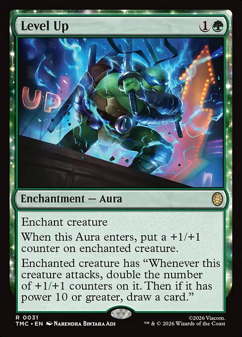 Level Up – Commander: Teenage Mutant Ninja Turtles (TMC-31) Magic: The Gathering card Hoofdafbeelding